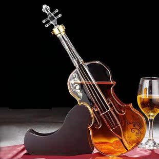 Creative high-end violin decanter wine whisky decanter bottl