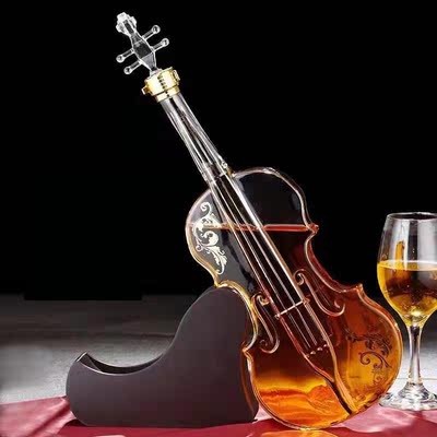 Creative high-end violin decanter wine whisky decanter bottl