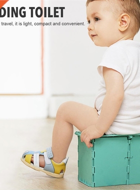 Portable Toilet Folding Commode Toilet Seat Porta Potty Car