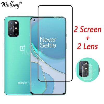 Full Cover Tempered Glass For OnePlus 8T Screen Protector Fo
