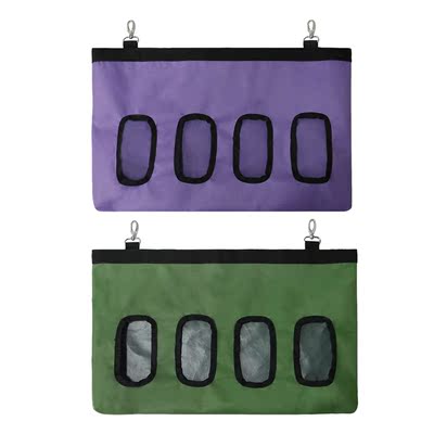 Hay Bag Hanging Pouch Feeder Holder Feeding Dispenser
