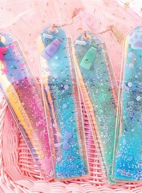 Multi-purpose Cartoon Straight Ruler Cute Cartoon Mathematic