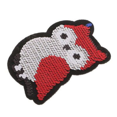 Reversible Sequin Embroidery Owl DIY Iron on Patches for