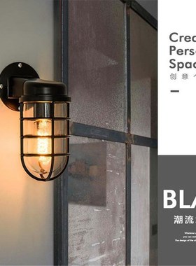 vintage retro wall lamps,iron black wall sconces,rainproof i
