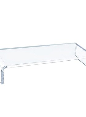 Acrylic Computer Monitor Riser Desktop Stand for Flat Scree