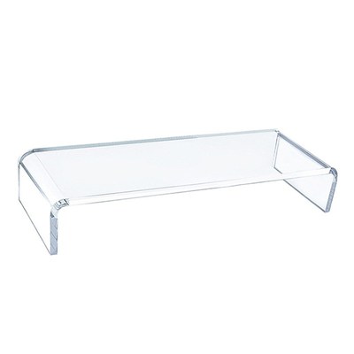 Acrylic Computer Monitor Riser Desktop Stand for Flat Scree