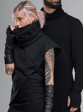 2020 New Autumn Winter Mens Turtleneck Sweater Black Sexy