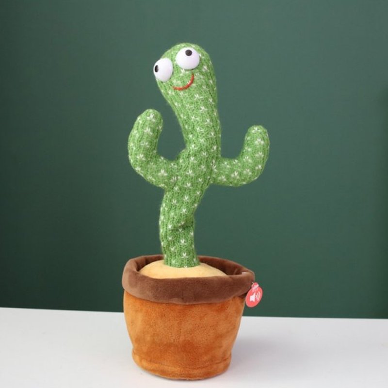 Free Shipping Talking Toy Dancing Cactus Doll Speak Talk Sou