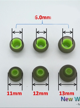 10pcs/5pairs 6.0mm Dual color Ear pads cushion for headphon