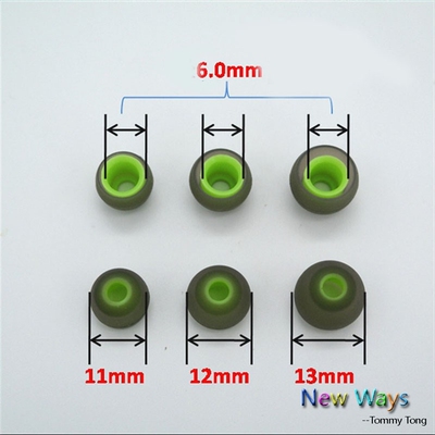 10pcs/5pairs 6.0mm Dual color Ear pads cushion for headphon
