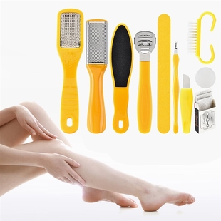 Pedicure-Tools-Kit Exfoliating-Scrubber Feet-Care Callus-Rem