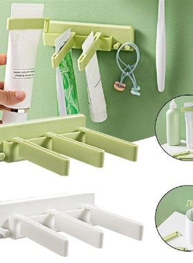 Toothpaste Holder 2 in 1 Design Multifunctional Organizer