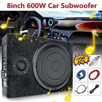 8Inch 600W DC 12V Car Amplifier Audio Stereo Bass Speaker C