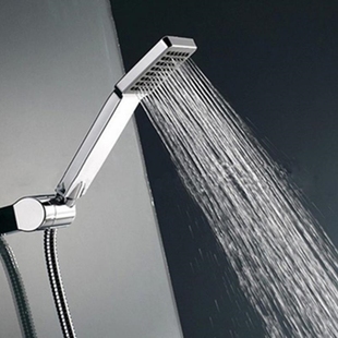Saving Chrome Water Rainfal Pressure Universal 1Pcs Handheld