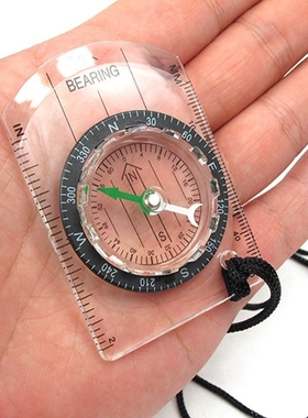 Outdoor Camping Hiking Transparent Plastic Compass Compass P