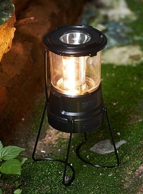 LED COB Solar Camping Lamp 4 Modes Emergency Tent Light