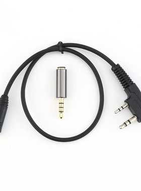 2 Pin K1 To 3.5MM Female Audio Phone Earphone Transfer Cabl