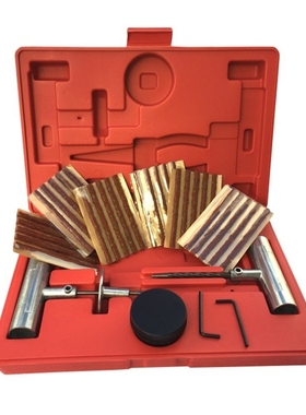 Motorcycle Car Tubeless Tyre Puncture Repair Kit Tire Tool P