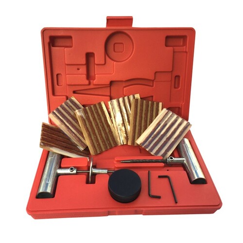 Motorcycle Car Tubeless Tyre Puncture Repair Kit Tire Tool P