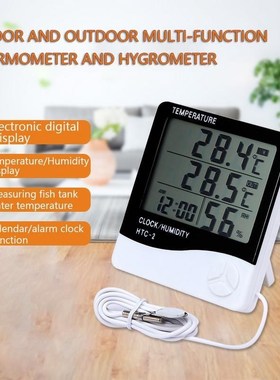 LCD Digital Temperature Humidity Meter HTC-1 HTC-2 Home Indo