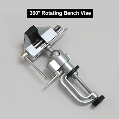 360 Degree Bench Clamp Aluminum Alloy Swivel Vises Grinder