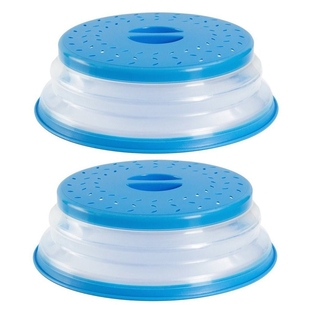 PREUP Collapsible Microwave Cover Microwave Splatter Lid Foo