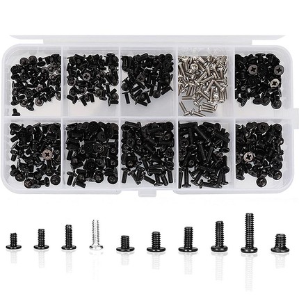 500Pcs M2 M2.5 M3 Laptop Notebook Computer Screw Kit Set for