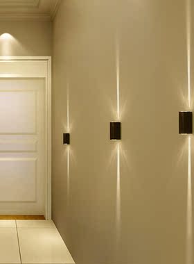 Alunum  LED Wall Lamp Sconces Light p Down Alunum Outdoor Wa