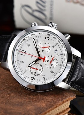 Luxury Top Brand Men Wristwatch Quartz Watch Leather Strap