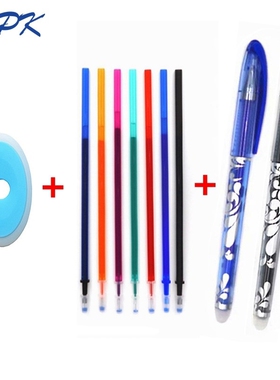 Erasable Pen Set Blue Black Color Ink Writing Gel Pens Washa