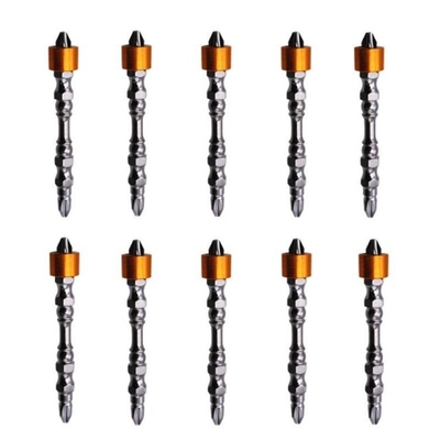 5/10pcs 65mm PH2 Double Cross Head Magnetic Electric Screwdr