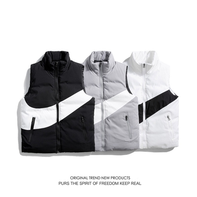 Mens Autumn and Winter Puffer Down Cotton Vests Casual