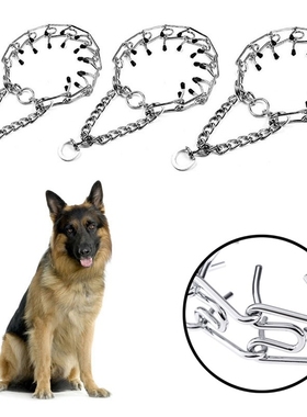 1pc Pet Dog Chain Training Collar Prong Choker Collars Pet