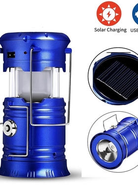 ZK20 DRopShipping REChaRgEabLE Camping Light 6 LEDS SoLaR Ca