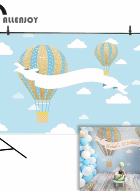 Allenjoy backgrounds for photography studio Blue sky white