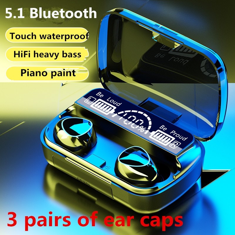 Wireless Headphones Bluetooth Tws 5.1 Noise Canceling Gamer