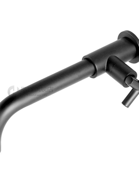 Wall Mounted Basin Faucet Single Cold Water Tap Bathroom Kit