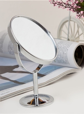 3 inch Dual Side Normal Oval Stand Mirror Cosmetic Mirror Ma