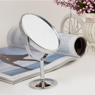 3 inch Dual Side Normal Oval Stand Mirror Cosmetic Mirror Ma