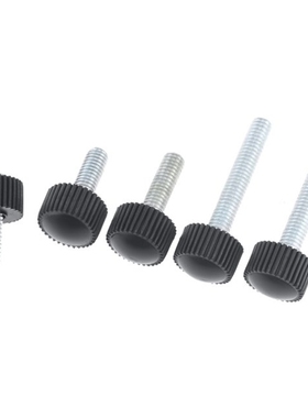 5PCS M4 M5 M6 Knurled Nylon Round Plastic Head Handle Thumb
