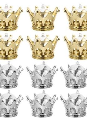 24pcs Plastic Candy Boxes Hollow Crown Shape Candy Gift