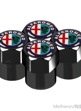 4pcs Car-Styling Car Wheel Tire Valve Tyre Caps Case   Alfa