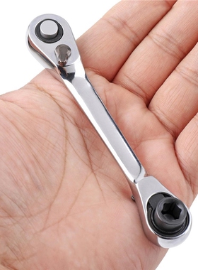 Mini 1/4inch Ratchet Wrench Batch Head Handle Small Fly Soc