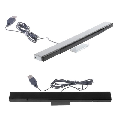 Wii Sensor Bar Wired Receivers IR Signal Ray USB Plug Replac