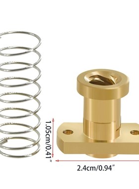 T8 Anti Backlash Nut Elimination Brass Nuts 适用于 Upgrade E