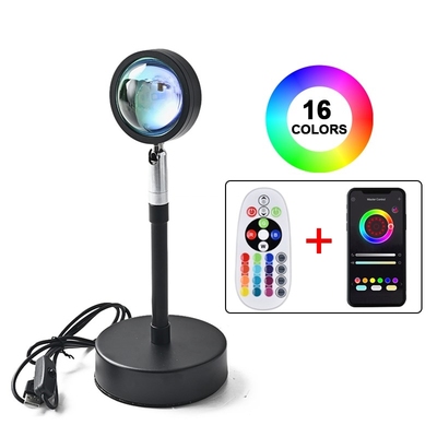 Sunset Lamp RGB 16 Colors APP Remote Control Atmosphere Proj