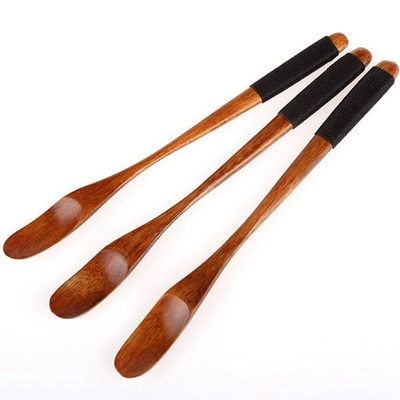 Long Handle Wooden Spoons Wood Soup Spoons For Eating