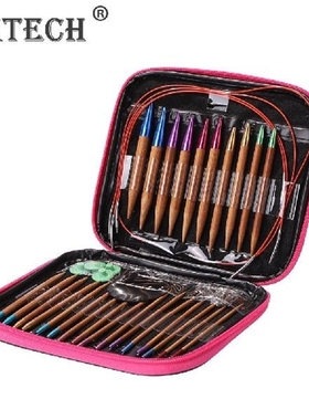 13pairs Detachable Sweater Needles Colorful Carbonization