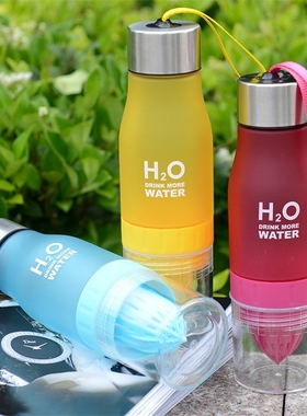 Gift 650ml Infuser Water Bottle plastic Fruit infusion Kids