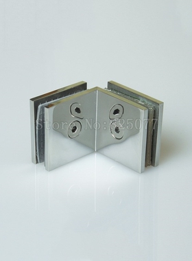 4PCS Cast 304 stainless steel 90 degree glass to glass hinge